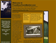 Tablet Screenshot of frontdoorfarmmarket.com